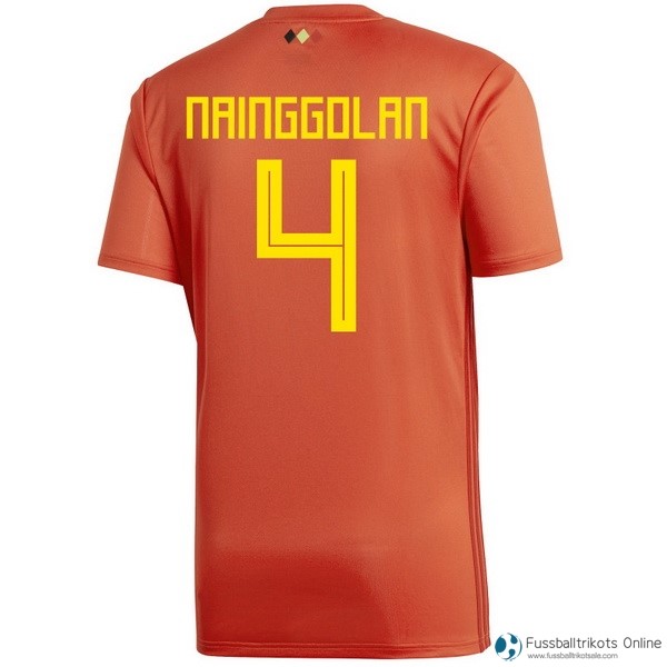 Belgica Trikot Heim Nainggolan 2018 Rote Fussballtrikots Günstig